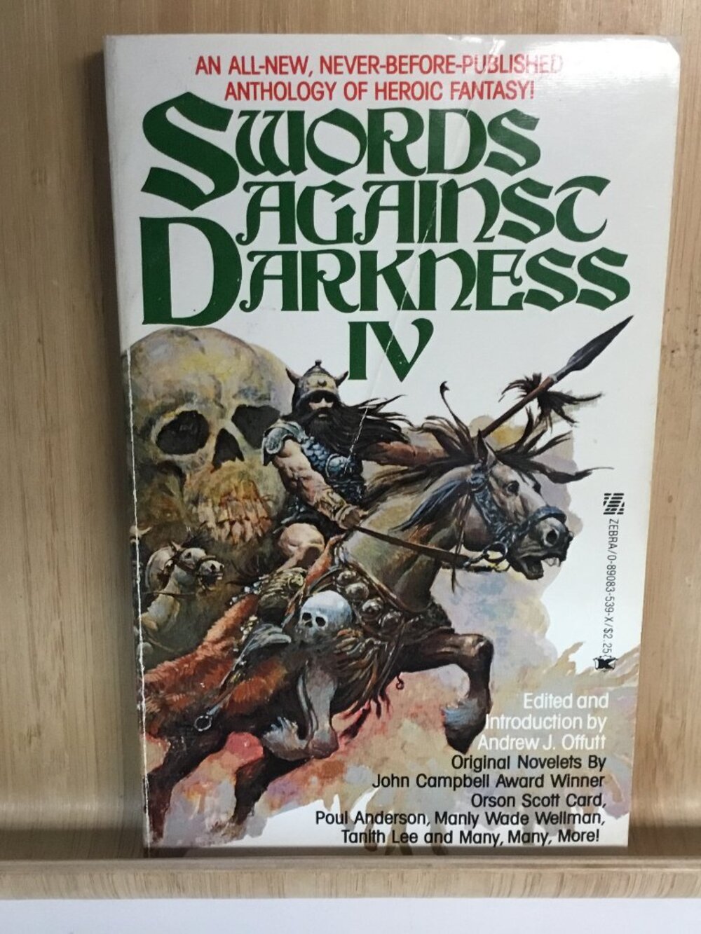 Swords Against Darkness 4 by Andrew Offutt | True 1st Zebra Paperback GOOD